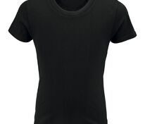 Футболка детская Pioneer Kids, черная арт.03578309