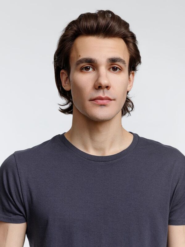 Футболка мужская Crusader Men, темно-серая (графит) арт.03582381