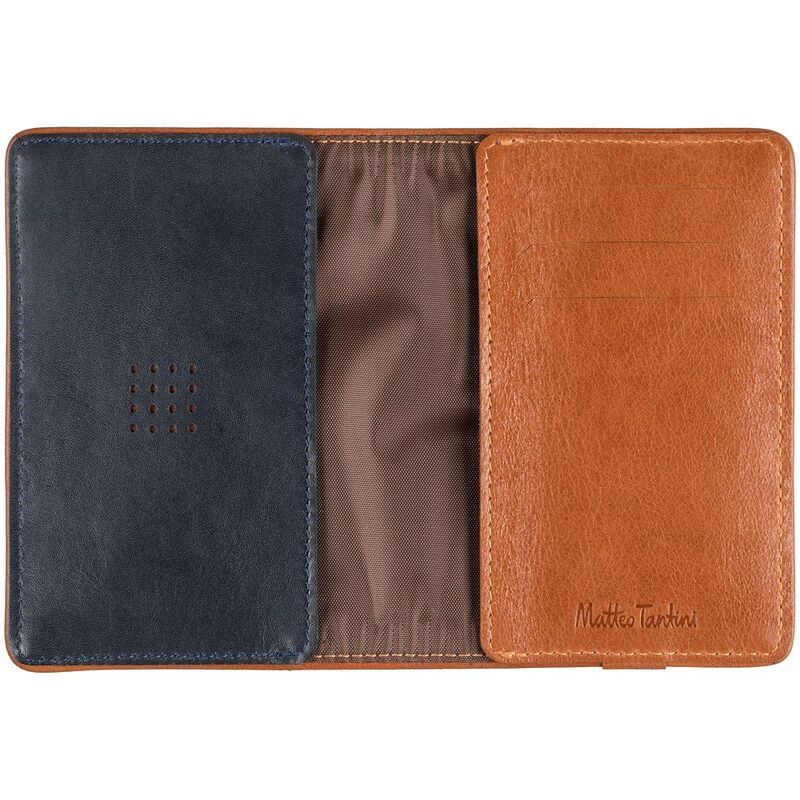 Обложка для паспорта Kalsa Palermo, синяя арт.15265