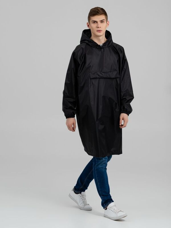 Дождевик-анорак Alatau, черный, единый размер арт.14111.30