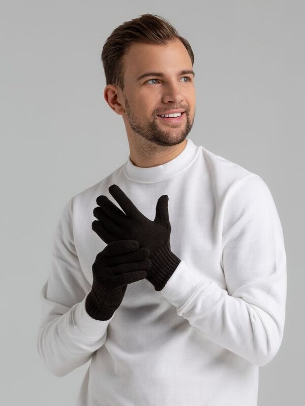 Перчатки Real Talk, черные арт.54801.30