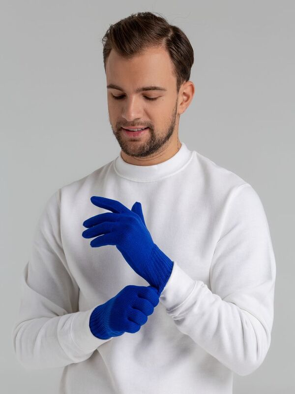 Перчатки Real Talk, синие арт.54801.40