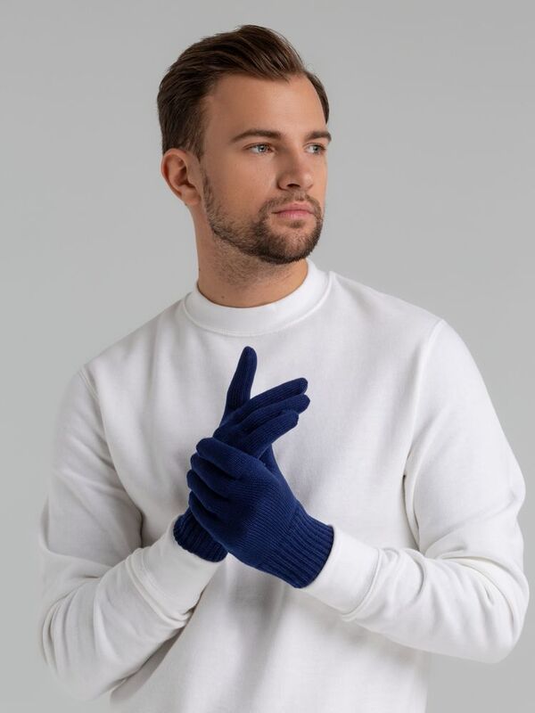 Перчатки Real Talk, темно-синие арт.54801.44