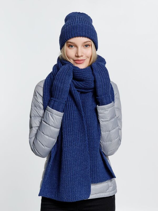 Шапка Nordkyn, синий меланж арт.10450.44