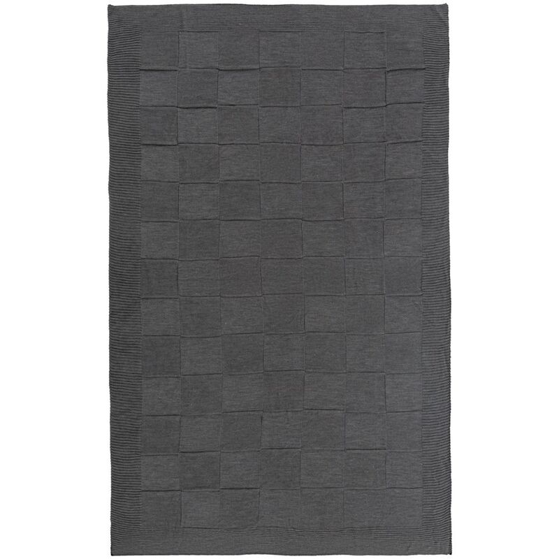 Плед Chess Queen, ver.2, серый меланж арт.10444.13