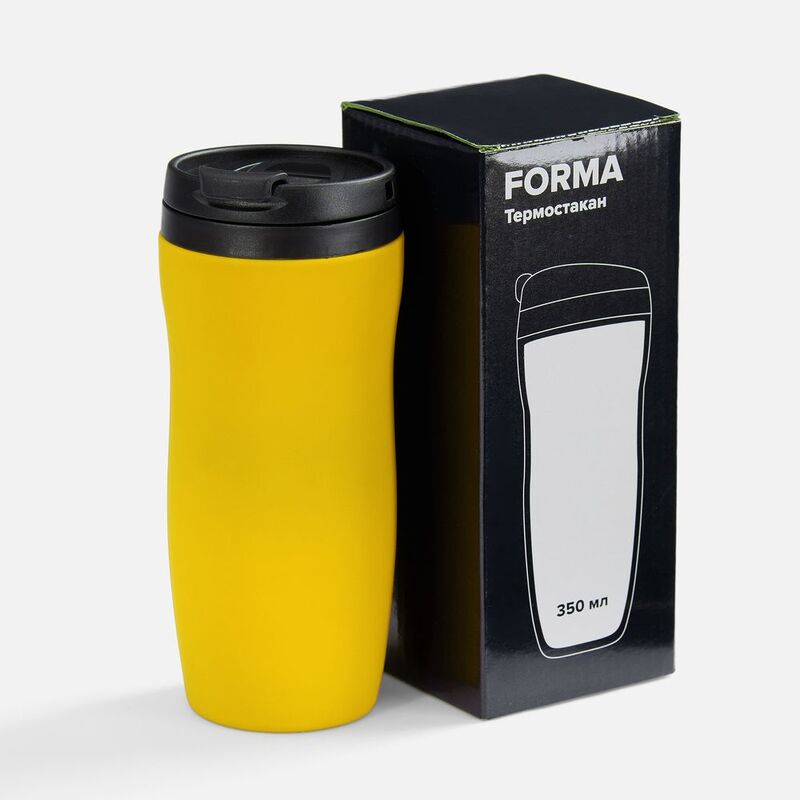 Термостакан Forma, желтый арт.11391.80