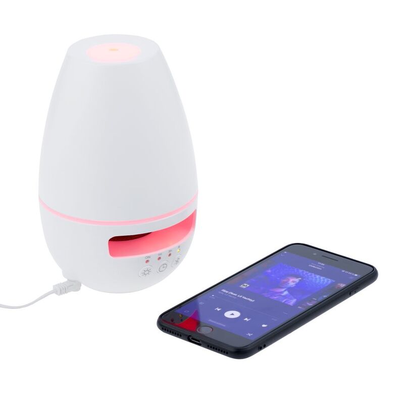Увлажнитель с колонкой и подсветкой tuneMist, белый арт.13169.60