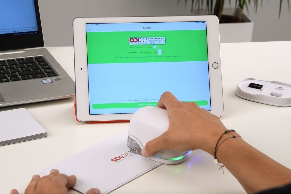 Мобильный принтер Colop E-mark, белый арт.14155.60