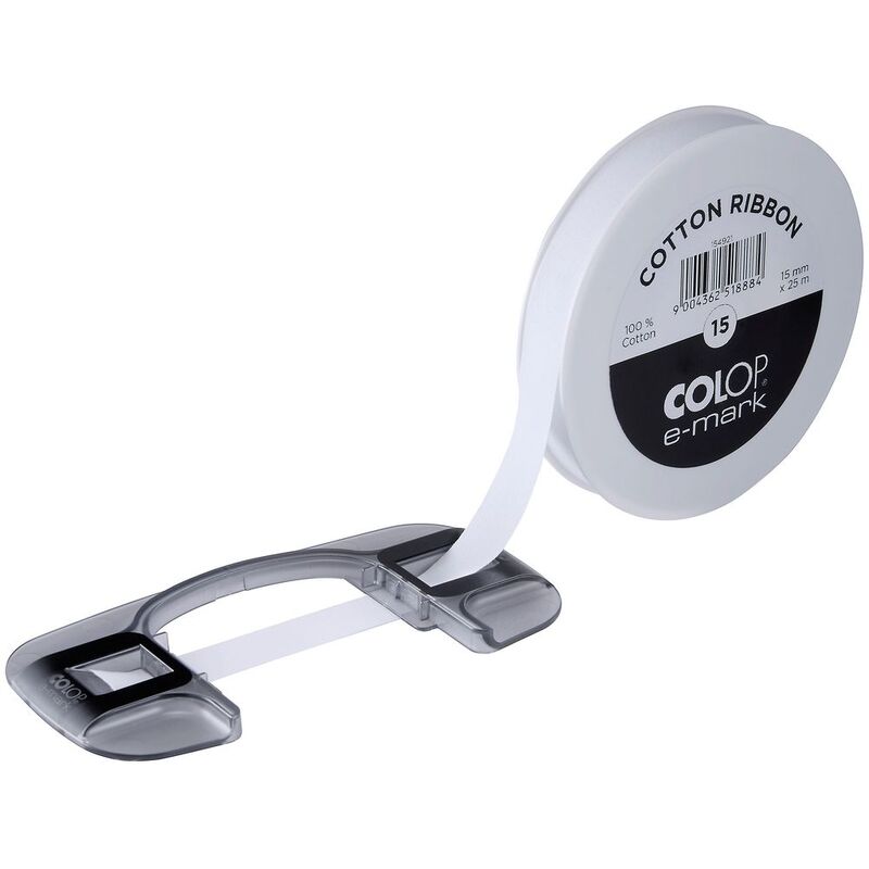 Лента Colop E-mark 15, белая арт.14158.60