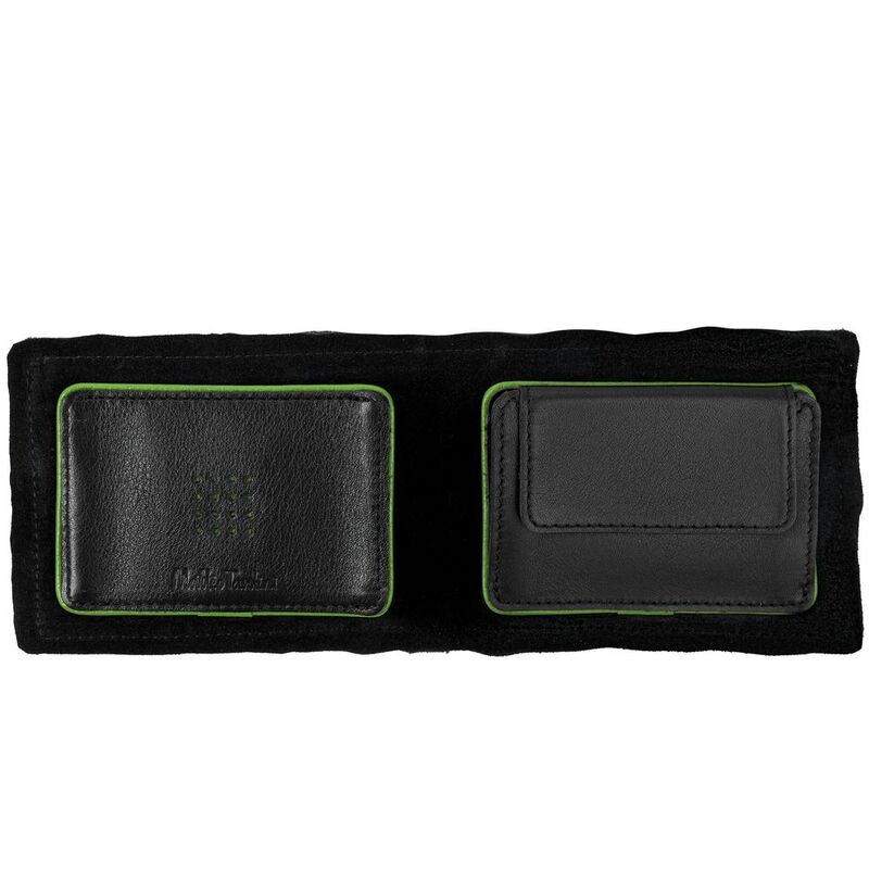 Кошелек Partinico, черный с зеленым арт.17975.39