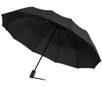 Зонт складной Fiber Magic Major с кейсом, черный арт.14596.30
