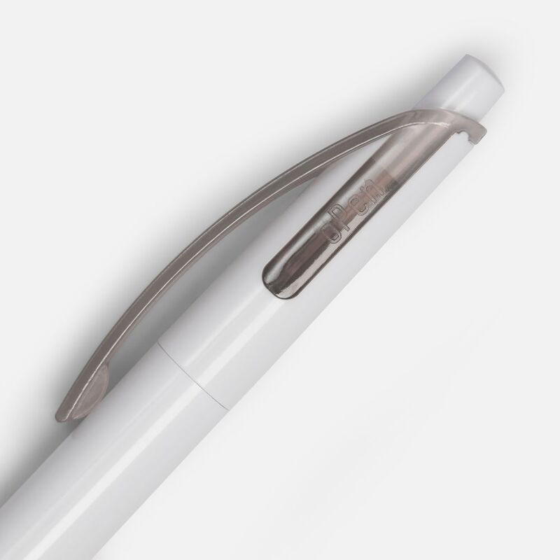 Ручка шариковая Bento, белая с серым арт.4708.11