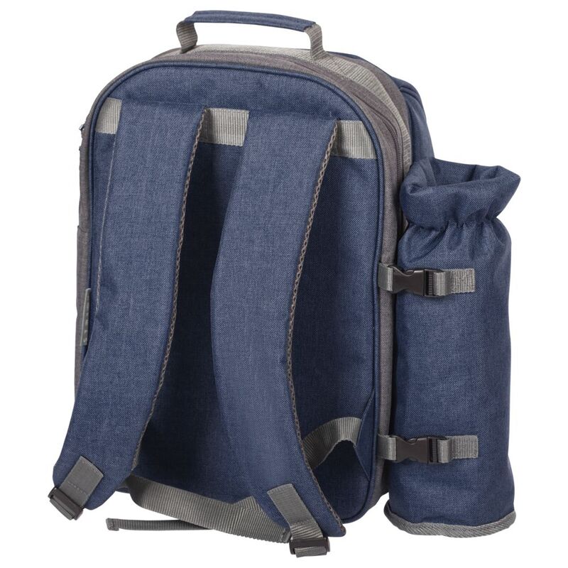 Набор для пикника Fridag на 2 персоны, темно-синий с серым арт.3900.41