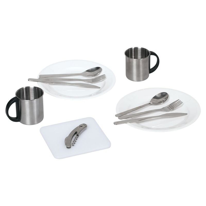 Набор для пикника Fridag на 2 персоны, темно-синий с серым арт.3900.41