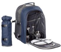 Набор для пикника Fridag на 2 персоны, темно-синий с серым арт.3900.41