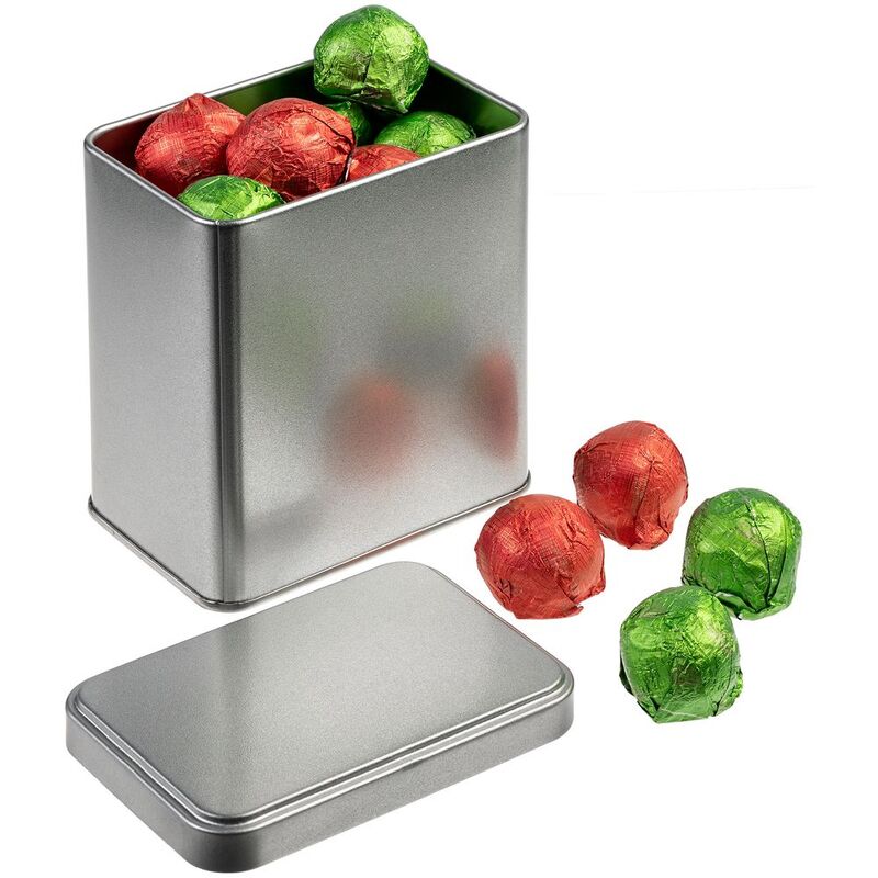 Коробка прямоугольная Jarra, серебристая арт.15586.10