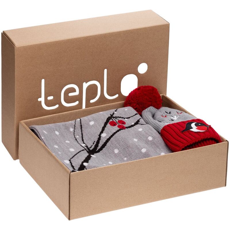 Коробка Teplo, большая, крафт арт.17203.11