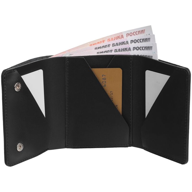 Портмоне inStream, черное арт.15553.30