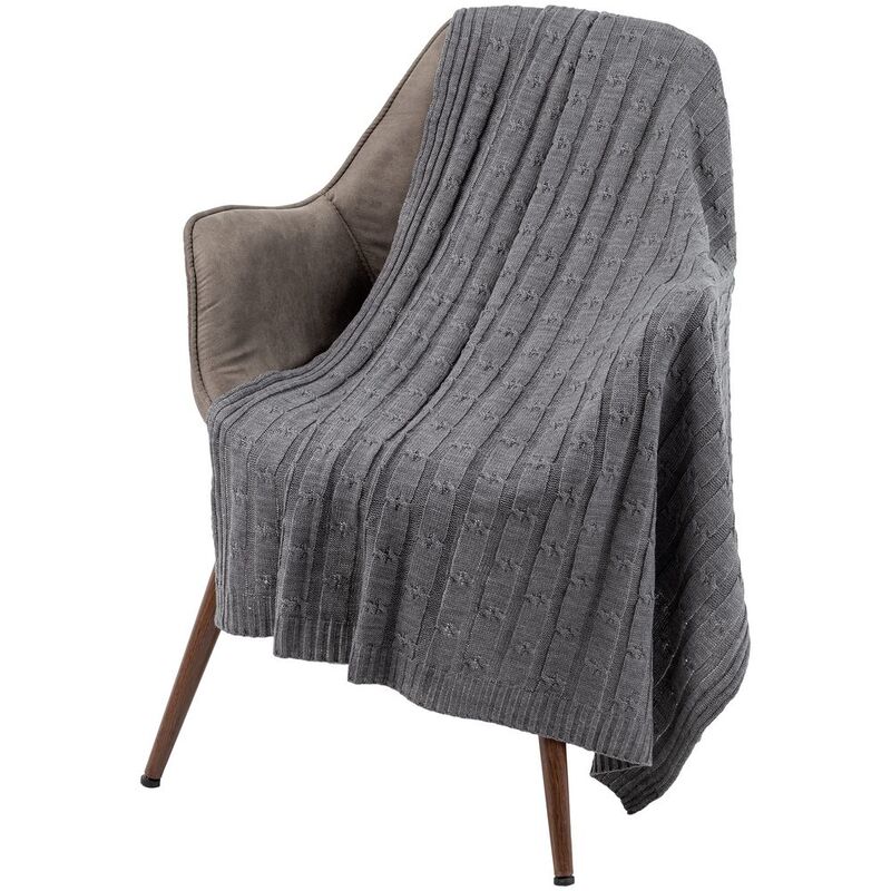 Плед Trenza, серый арт.23348.10