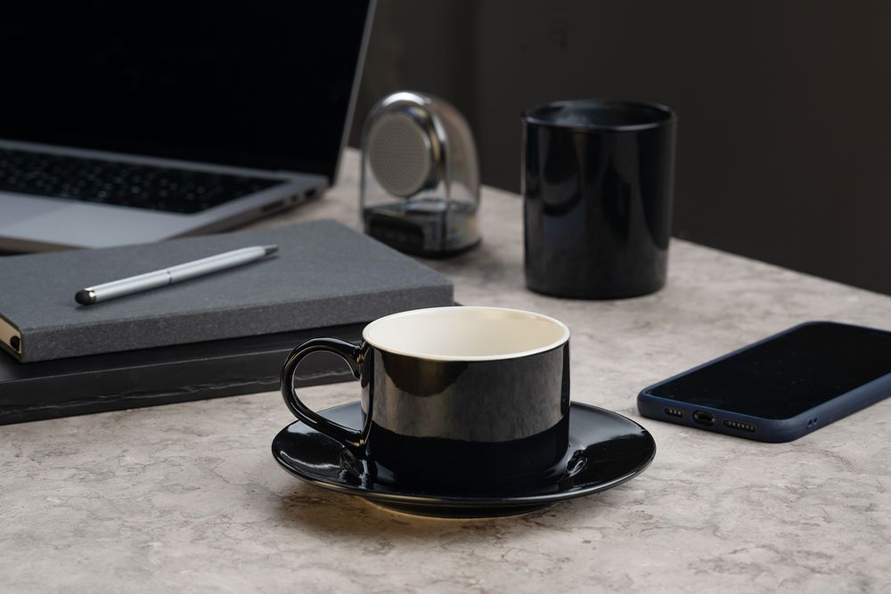 Чайная пара Clio, черная арт.17049.30