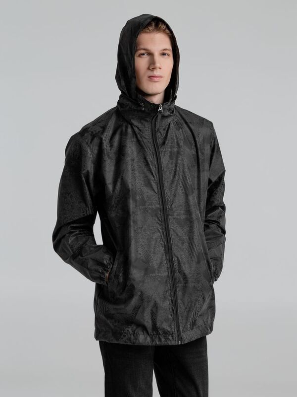 Ветровка светоотражающая Finvind, темно-серая арт.14119.30