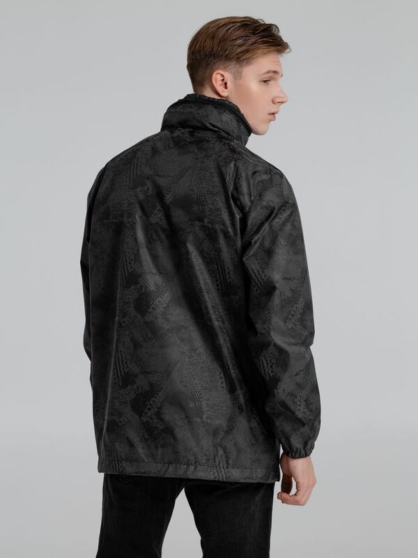 Ветровка светоотражающая Finvind, темно-серая арт.14119.30