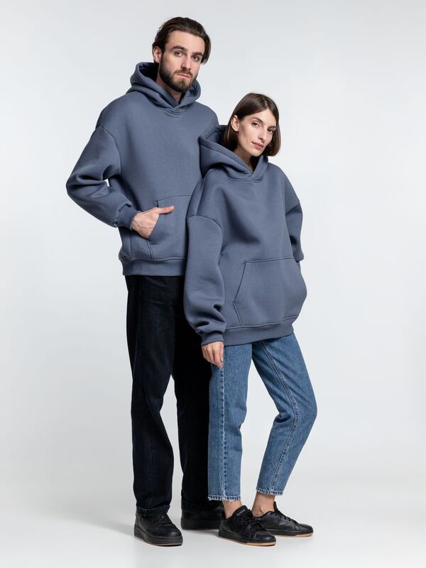 Худи Kulonga Oversize, темно-серое арт.14101.13