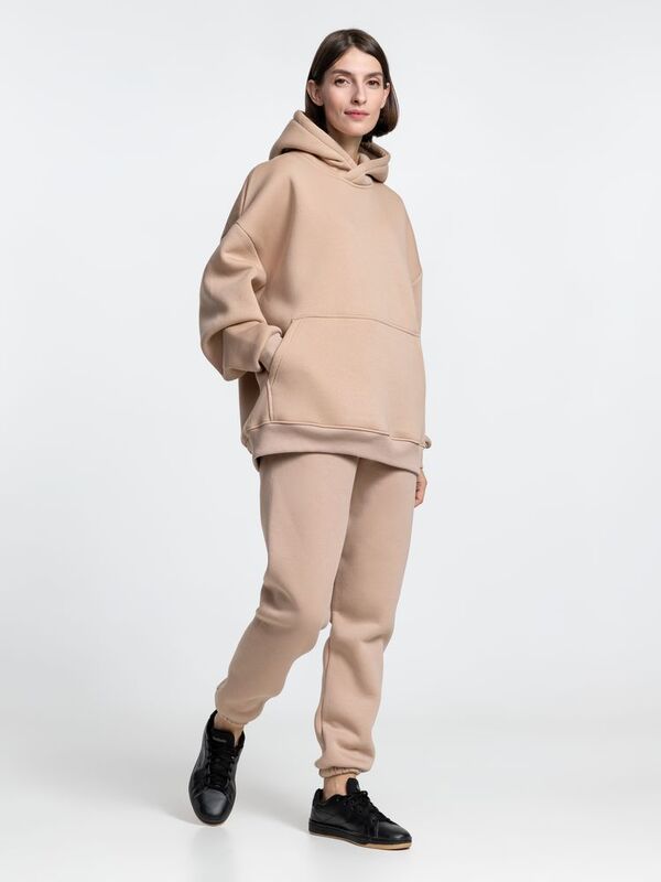 Худи Kulonga Oversize, бежевое арт.14101.10