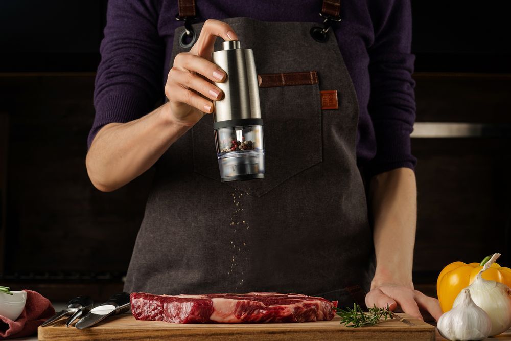 Электрическая мельница для специй Mill of Steel, малая, в упаковке арт.13883.00