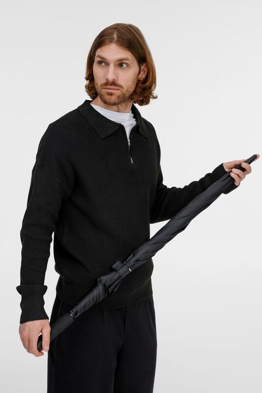 Зонт-трость U.900, черный арт.13885.30