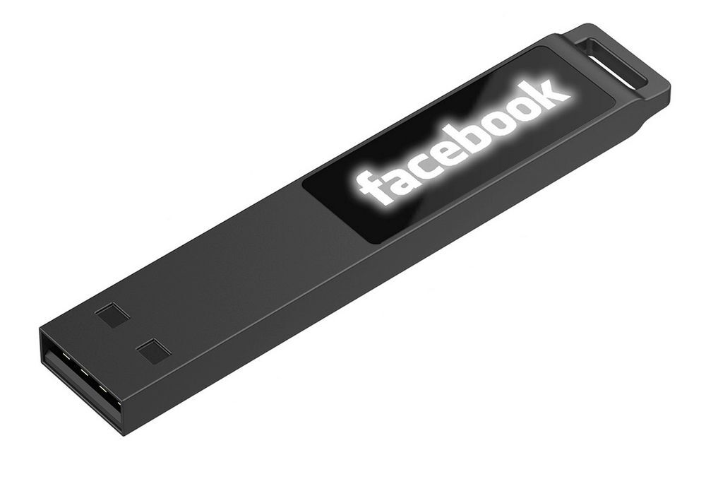 Флешка markBright Black с белой подсветкой, 32 Гб арт.21023.62