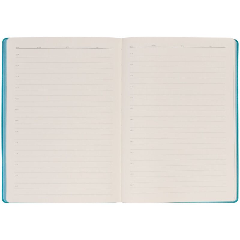 Ежедневник Flexpen Black, недатированный, черный с бирюзовым арт.13087.30