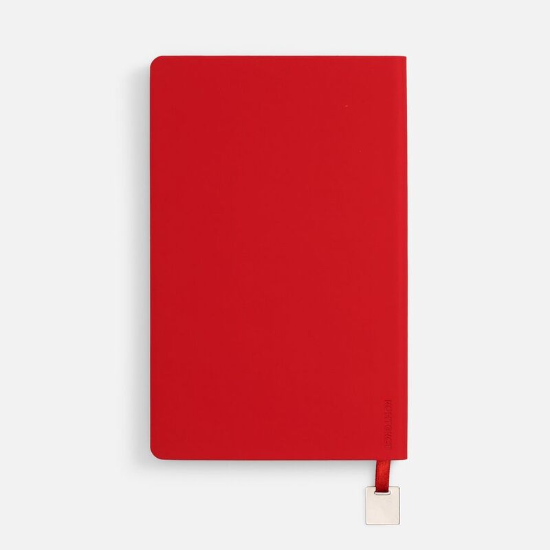 Ежедневник Shall Light, недатированный, красный арт.15060.50