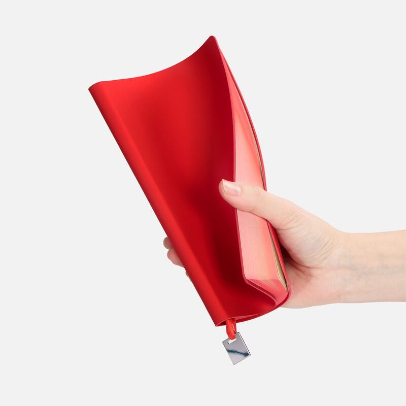 Ежедневник Shall Light, недатированный, красный арт.15060.50