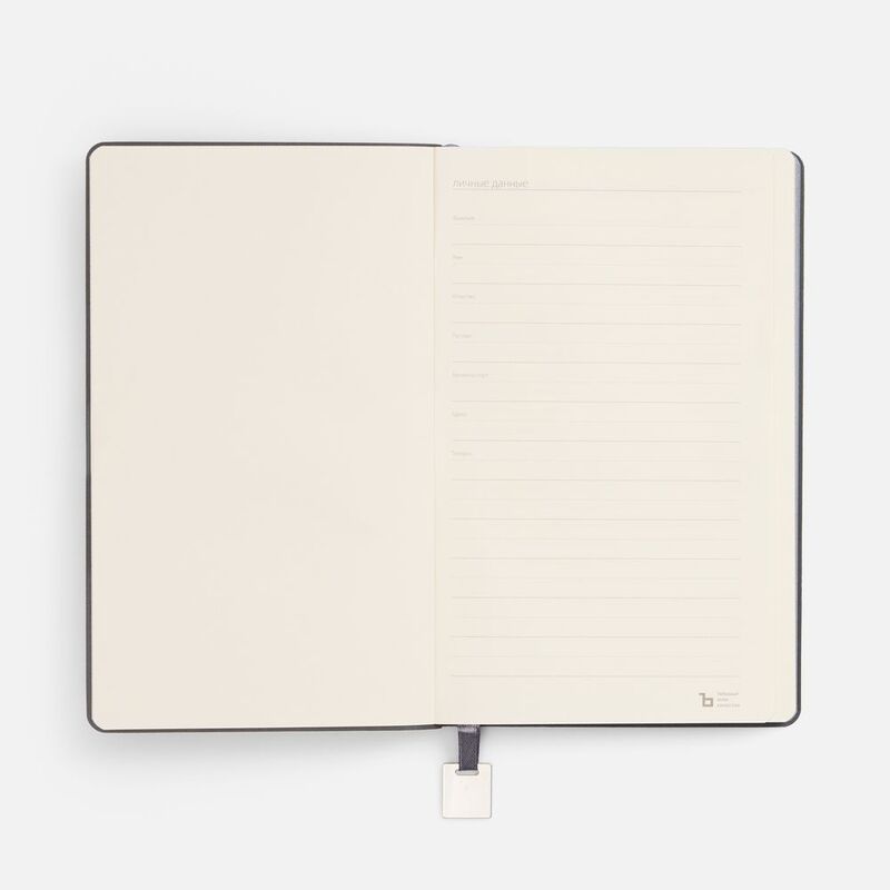 Ежедневник Shall Light, недатированный, серый арт.15060.10