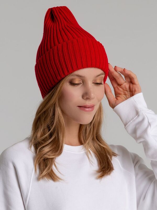 Шапка Yong, красная (алая) арт.20551.50
