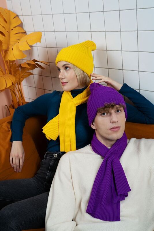 Шапка Yong, фиолетовая арт.20551.74