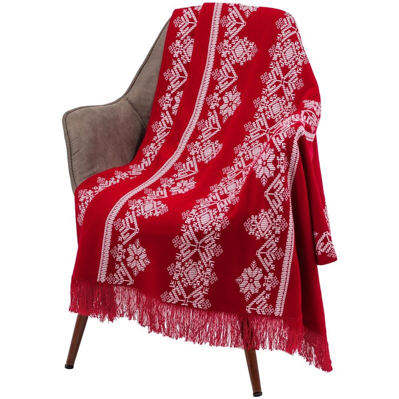 Плед Onego, красный арт.53001.50