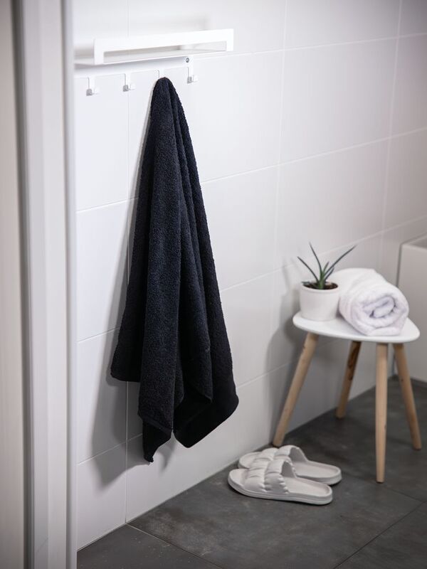 Полотенце Odelle, большое, черное арт.20096.30