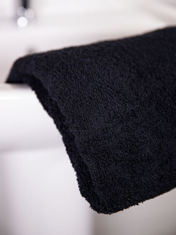 Полотенце Odelle, большое, черное арт.20096.30