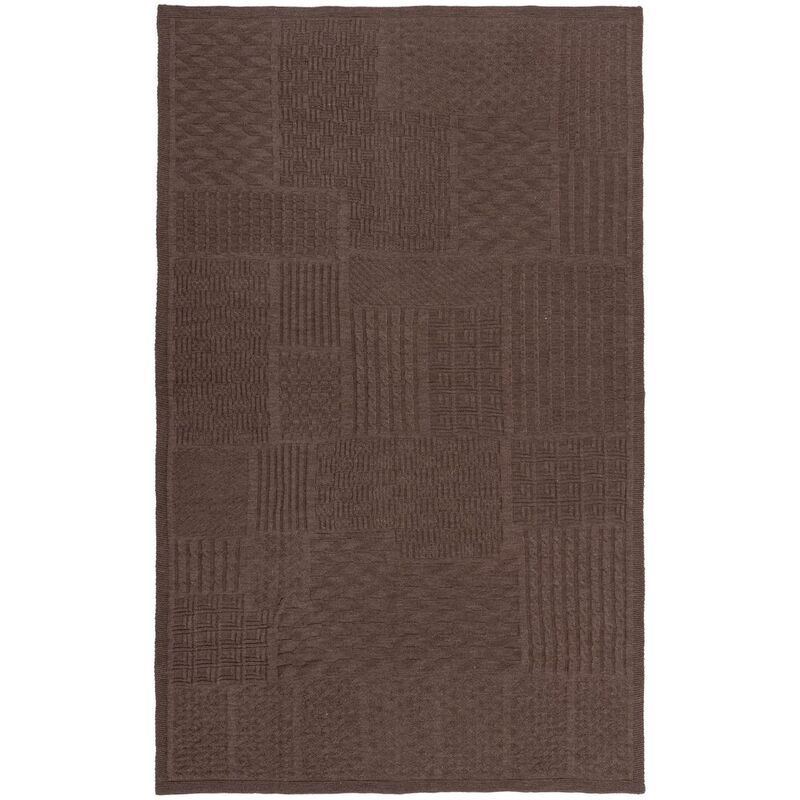 Плед Snippet, коричневый меланж арт.15878.59