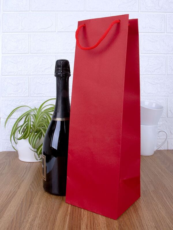 Пакет под бутылку Vindemia, красный арт.75556.50