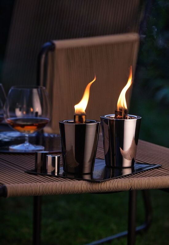 Масляная лампа Tarcia, серебристая арт.16057.10