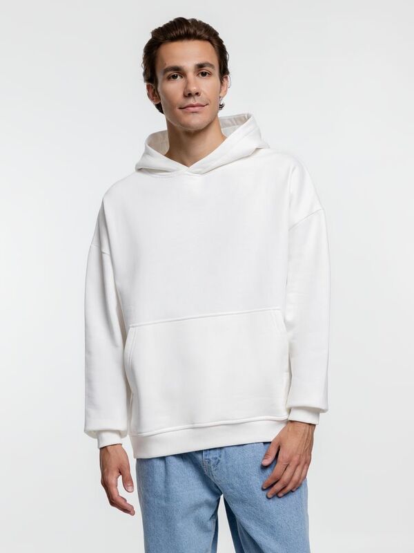 Худи оверсайз Kulonga Comfort Heavy, молочно-белое арт.14046.60