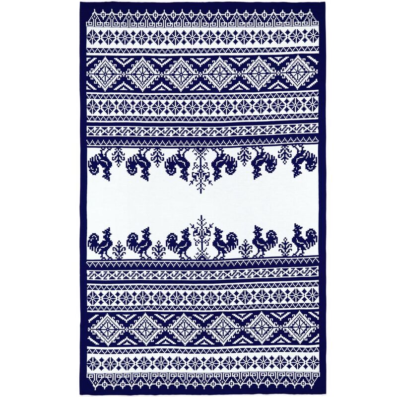 Плед на заказ Tricksy Net, 2 цвета, S, акрил арт.18016.01