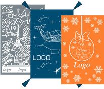 Плед на заказ Tricksy Net, 2 цвета, S, полушерсть арт.18016.02