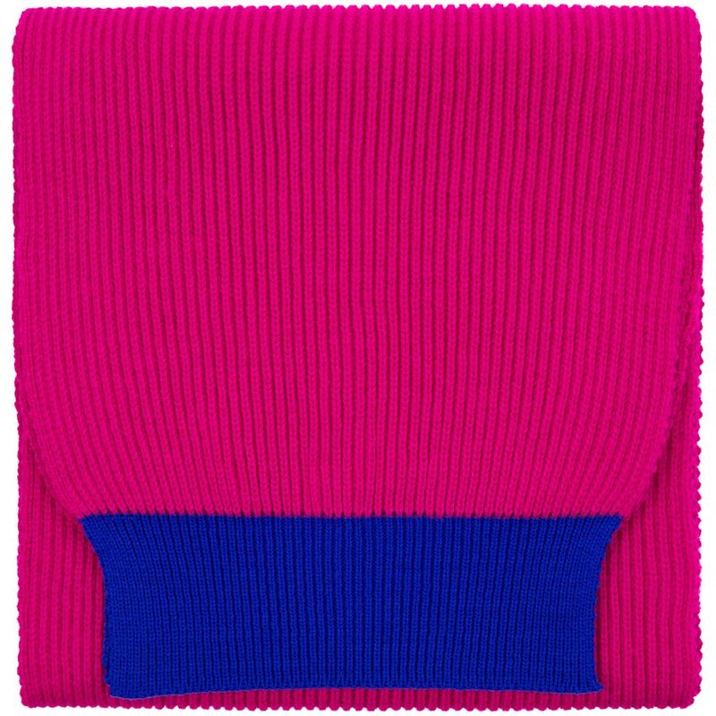 Шарф Snappy, фуксия с синим арт.76262.45
