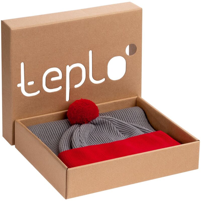 Набор Snappy, светло-серый с красным арт.76263.51