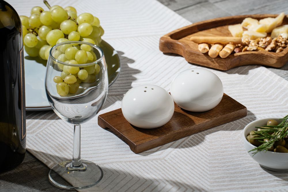 Набор из солонки и перечницы Piacente, белый арт.14122.60