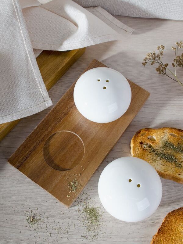 Набор из солонки и перечницы Piacente, белый арт.14122.60